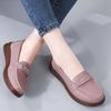 Women Black Moccasins Driving Shoes Flats White Casual Nurse Loafers Grey Minimalist Maternity Shoes Large Size