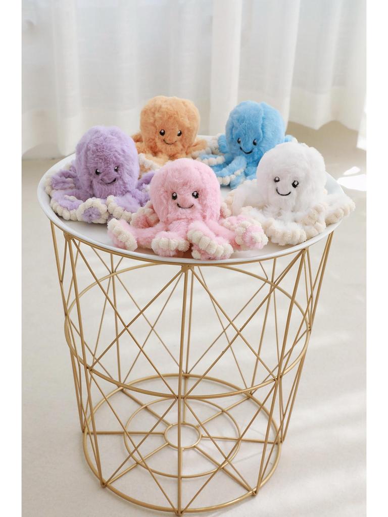 UK Baby Octopus Plush Soothing Doll Toy - Ocean-Themed Gift for Children
