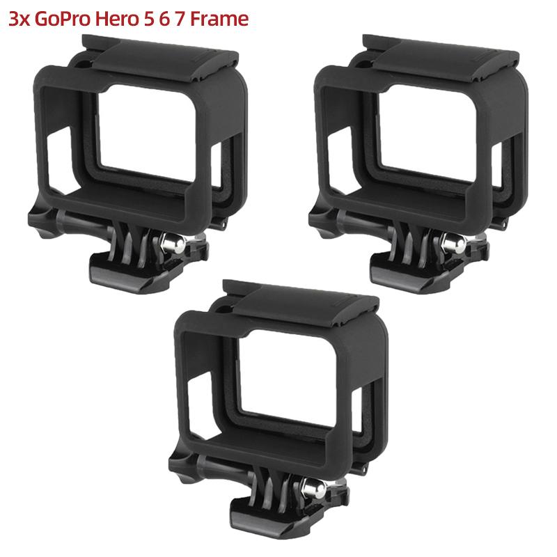 Hero 5/6/7 Protective Frame Portable Plastic Case Housing Cage for GoPro Hero 5 6 7 Black Action Camera Accessories