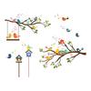 1pc PVC Wall Stickers Wall Decoration Bird Pattern 1180x390mm