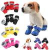 4Pcs/Set Anti-Slip Rain Boots Puppy Pet Paw Accessories Outdoor Waterproof Chihuahua Boots Pet Booties For Extra Large Dogs