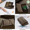 For iPhone 11 Pro Case CASEME C39 RFID Blocking Zipper Wallet Stand Leather Cover with Strap