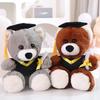 Graduation Owl Bear Doll Cute Plush Class of 2025 Gift for Her