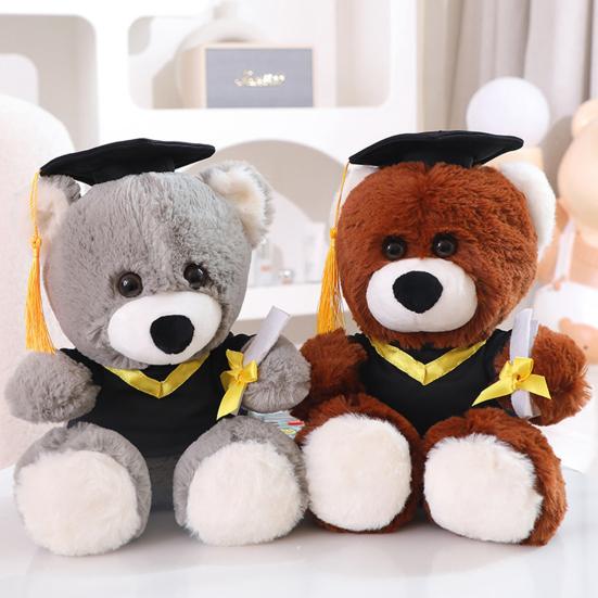 Graduation Owl Bear Doll Cute Plush Class of 2025 Gift for Her