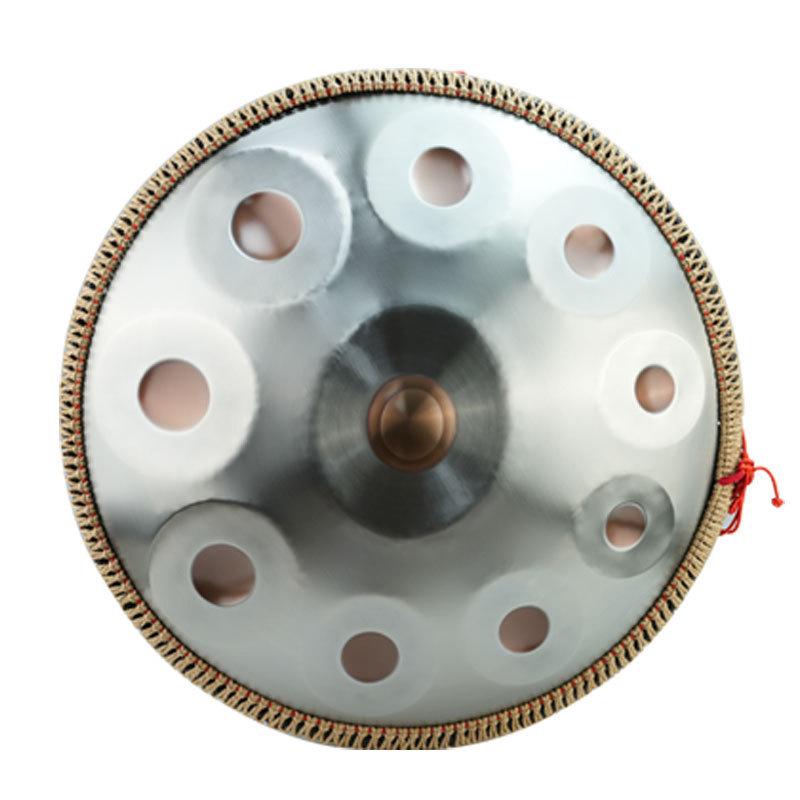 Professional-Grade Steel Tongue Drum: 14, 12, or 10-Tone Handpan Ethereal Instrument