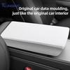 ABS Leather Center Console Protector Cover Armrest Interior Molding for Tesla Model 3 2019-2025 Model Y 2025-2026