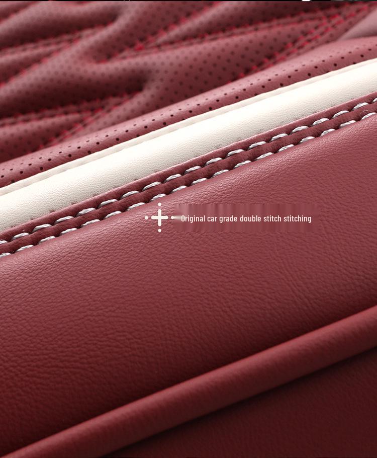 Universal Leather Car Seat Cover: Easy-to-Clean, Four Seasons Use