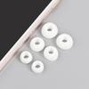 12Pcs Soft Silicon Eartips with 4.5mm Connectors Hole, Fit Most in-Ear Earbud