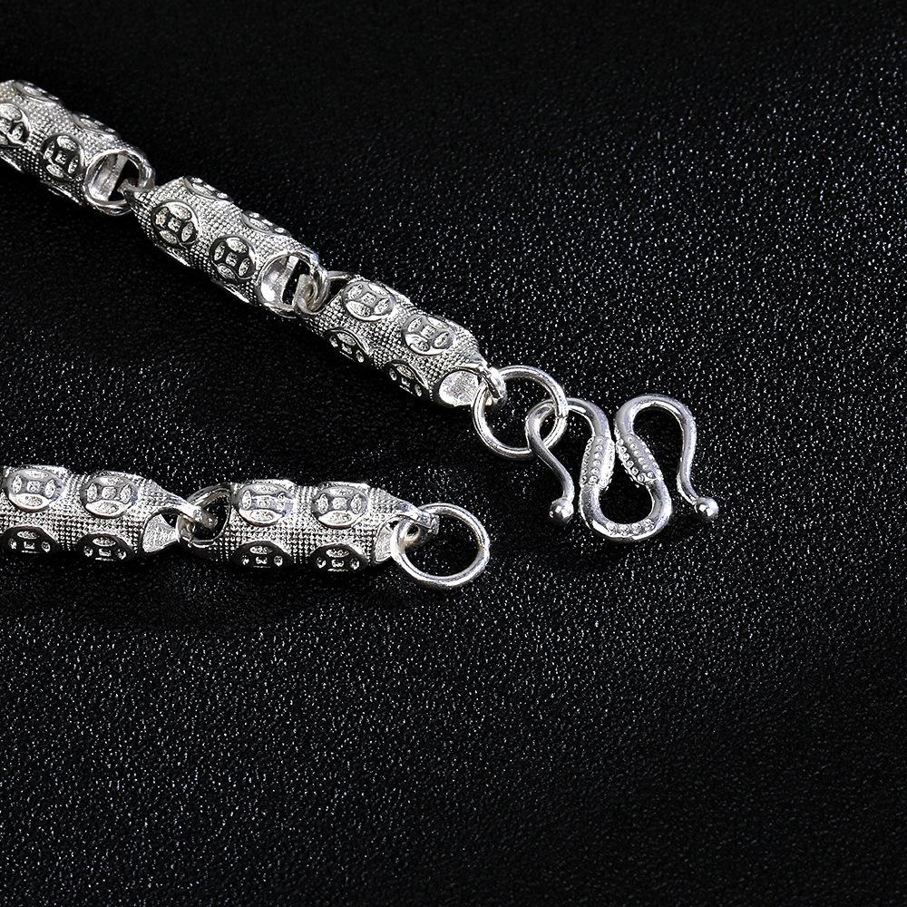 Retro Style Fashionable Men's Domineering Coin-shaped Necklace Men's and Women's Solid Copper Coins