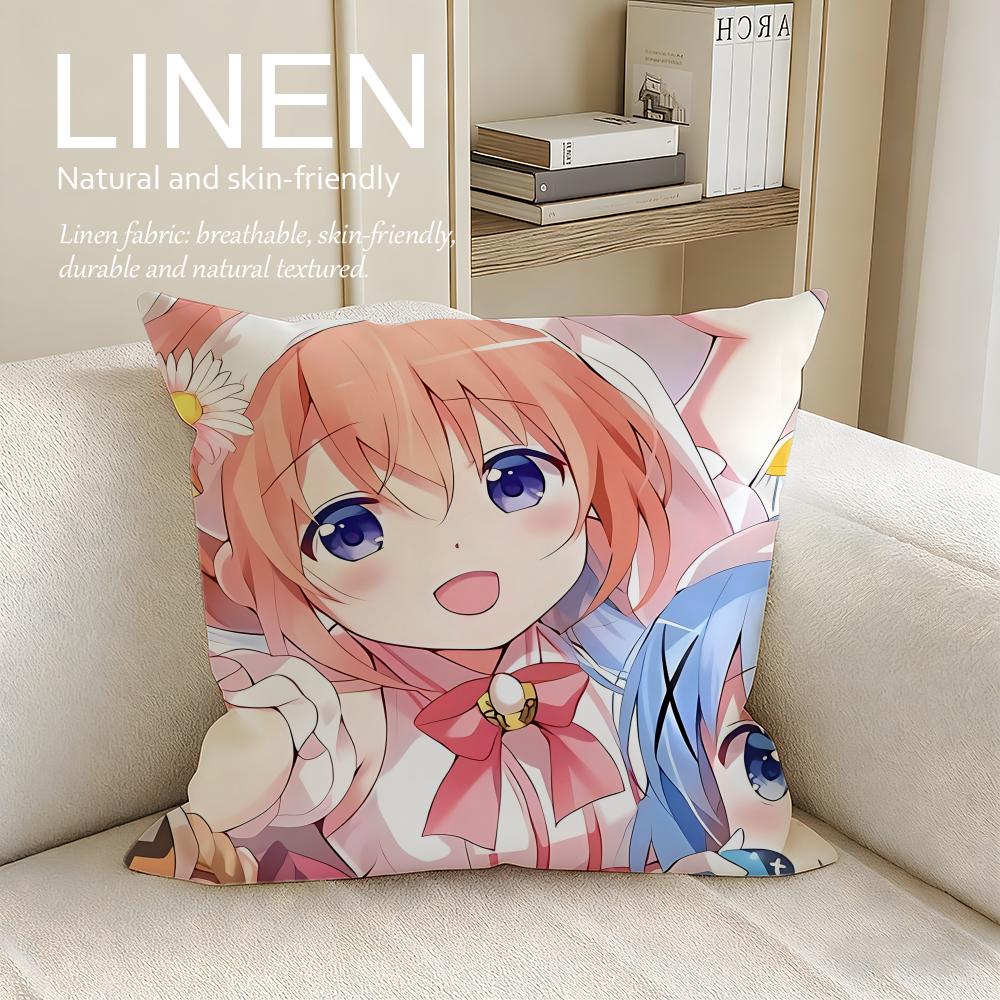

Cute Is the Order a Rabbit Cushion Cover Pillowcase Set Pcs x x Breathable Washable Sofa Cushion Cover 30X30cm