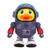 Electric Dancing Astronaut Duck Toy with LED Light Music Kids Walking Duck Toy Toddlers Boys Girls Interactive Educational Animal Musical Toy