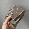 Carbon Fiber Texture Wireless Charge Magnetic Phone Case For iPhone 16 Pro Max 15 Pro 14 13 12 for Magsafe Shockproof Slim Hard PC Bumper Cover