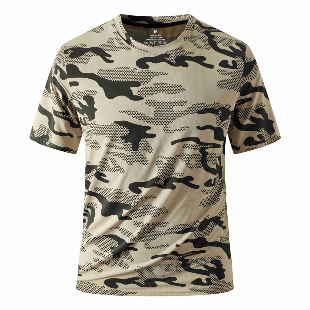 Summer Round Neck T-shirt Men's Loose Oversized Casual Sports Couple Top T-shirt