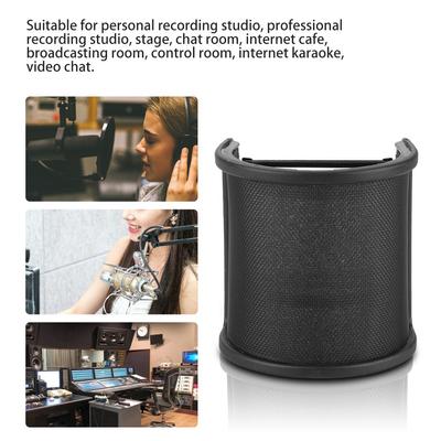 Small Multi Layer U Shaped Microphone Recording Studio     Mic Filter Mask