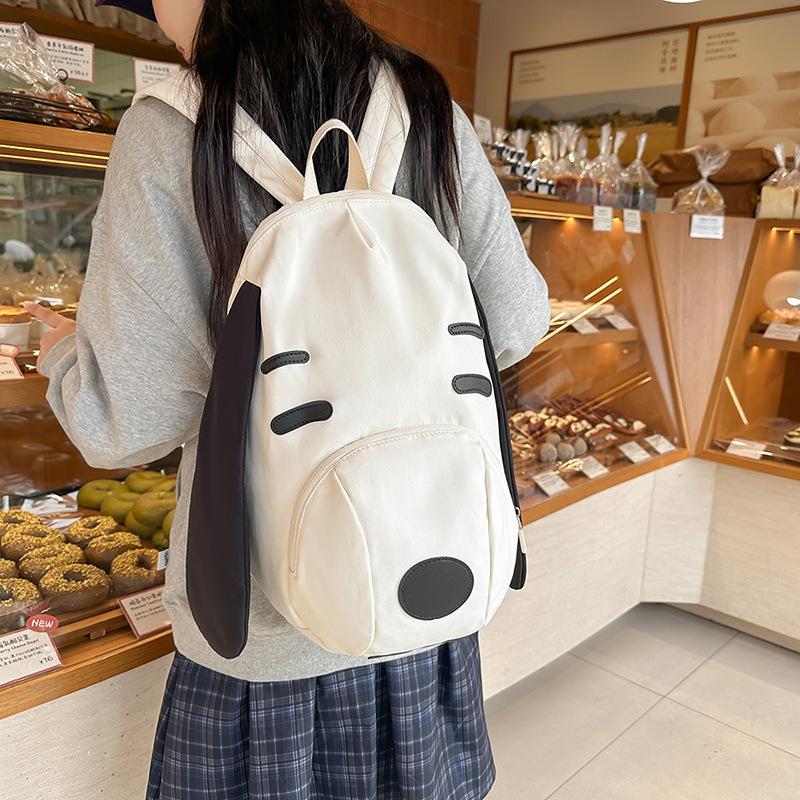 Niedlicher Stil Cartoon Welpe Schultasche Nische Mädchen Vielseitig Große Kapazität Reise Freizeitrucksack