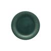 17cm Coniferous Teal Plate, Microwave and Dishwasher Safe, Teal Fine Porcelain (White), 1725L/90012