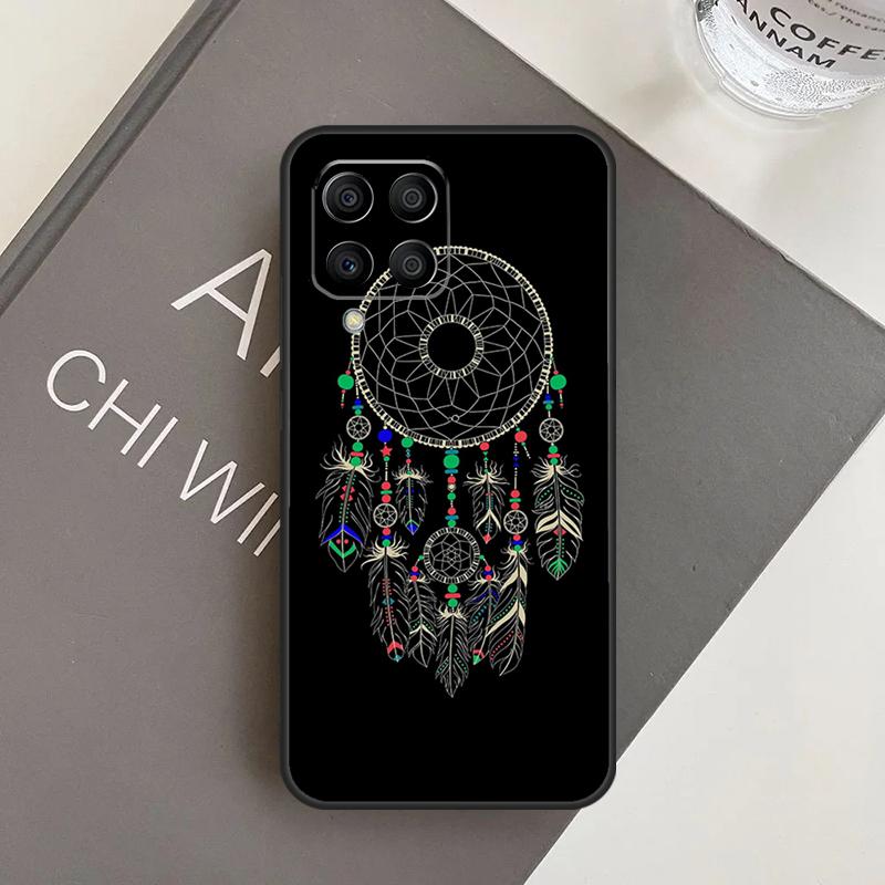 Retro Feather Dreamcatcher Case For Samsung Galaxy M15 M35 M55 M56 M36 M16 M06 M31 M13 M33 M53 M12 M32 M52 M14 M34 M54