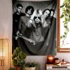 Rock Band Pattern Tapestry Wall Hanging Boho Aesthetic Wall Blanket For Bedroom Living Room Dorm Home Wall Decor