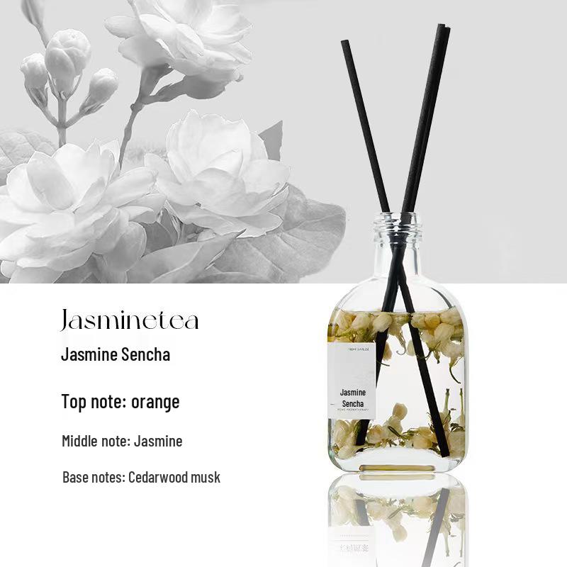 Rose Scented Rattan Diffuser - Long-lasting Aroma for Hotel, Bedroom, or Home Decor