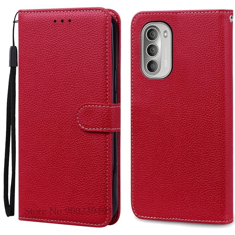 For Motorola G51 5G Deksel Lær Flip Lommebokdeksel For Moto G51 5G Deksel Mykt Silikondeksel For Motorola G51 5G Deksel Fundas