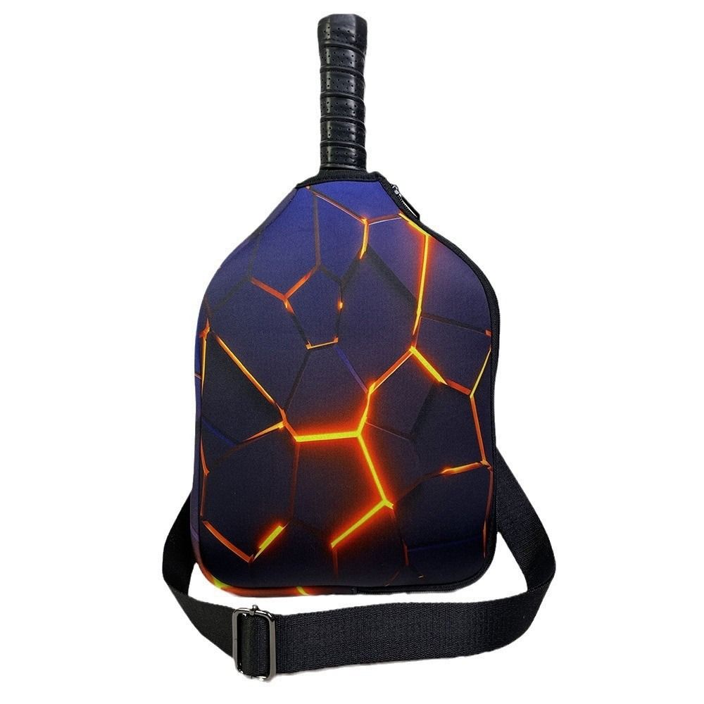 Single Shoulder Strap Pickleball Racket Sleeve Neoprene Pick Case Protector  Indoor Outdoor