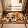 3D Realistic Dog-Shaped Doormat, Home Entryway Mat, Household Diatomaceous Earth Absorbent Non-Slip Foot Mat, Cute Bedroom Rug