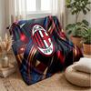 AC Milan Theme blanket Soft Flannel Blanket Plush Throw Blanket Cozy Sofa Bed Blanket for Home Decor