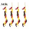 Durable Artificial Vegetable Decor Vegetables String Simulated Garland Realistic Decorative Fake Veggies for Long-lasting Home Farmhouse Kitchen Farm
