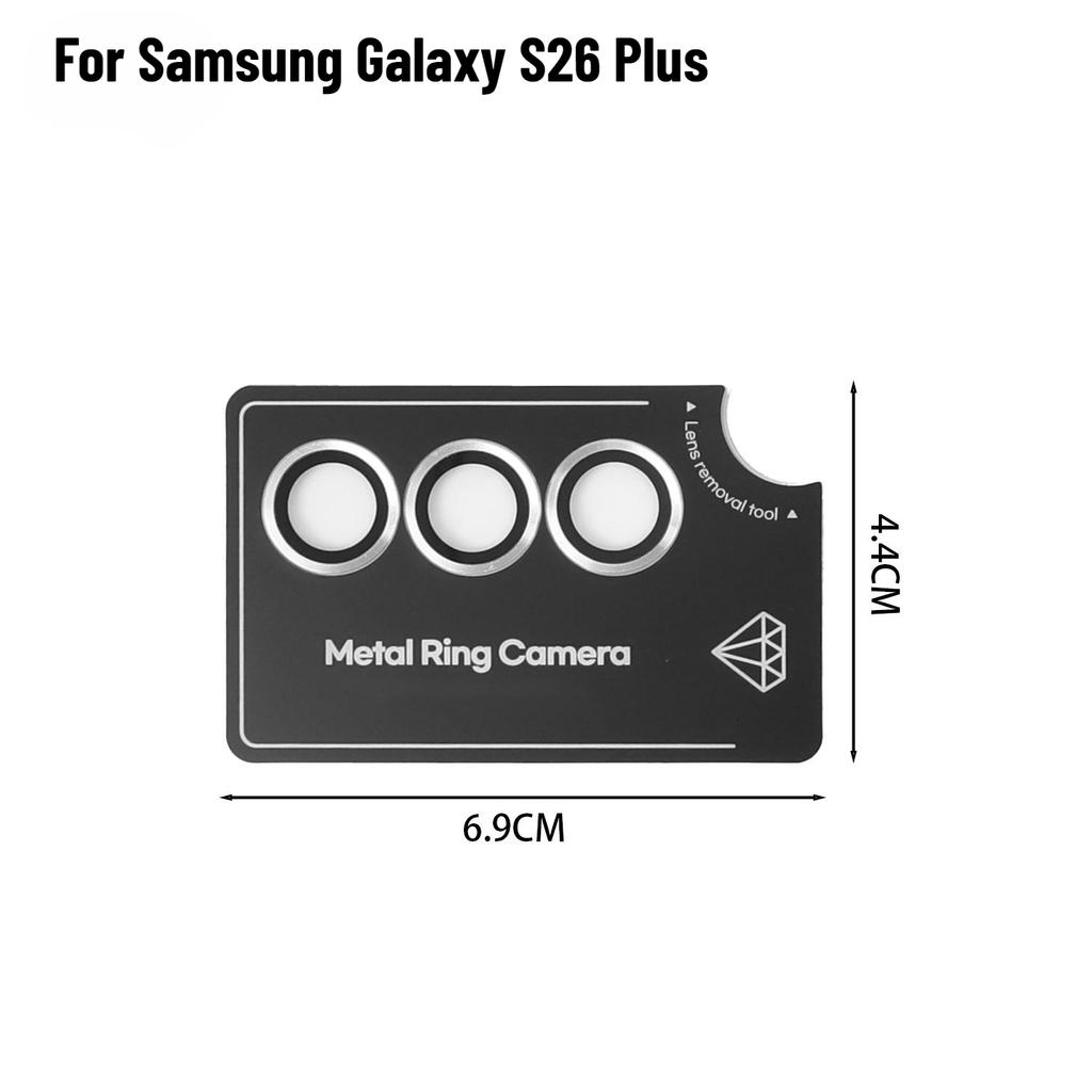 for Samsung Galaxy S26 Ultra S26Plus S26+ S26U Camera Lens Protector Fim Tempered Glass Anti-scratch Metal Individual Ring Cap 4