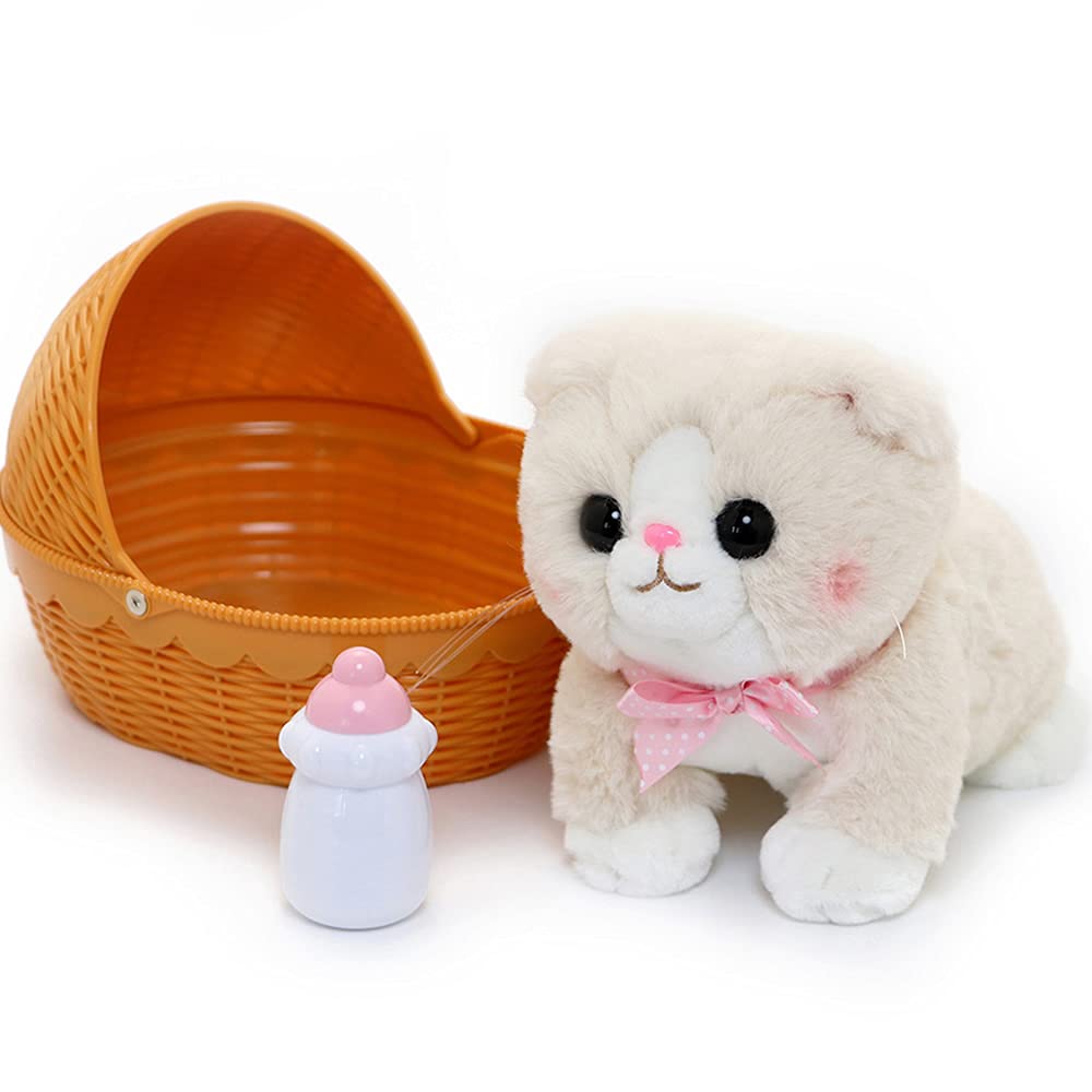 

Mother Garden Потрогай Кота Молочный Чай Шотландская Вислоухая и Корзина 506-58223