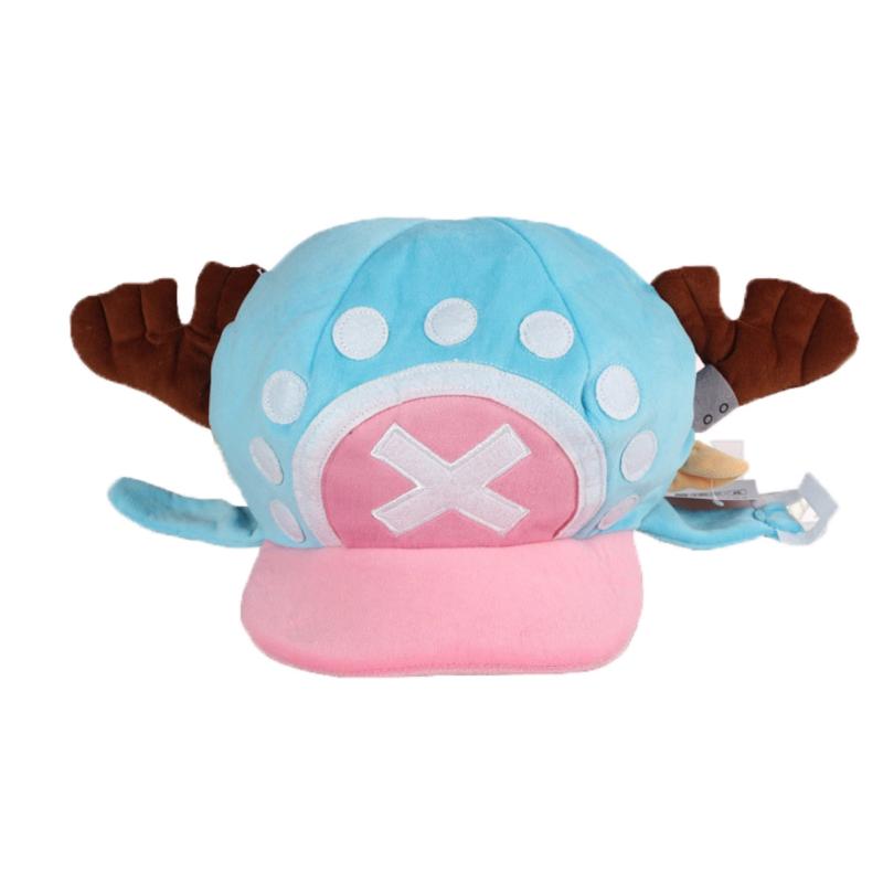 Anime Tony Tony Chopper Cosplay Hat Unisex Boys Girls Soft Cozy Pink Blue Second Generation Chopper Cartoon Plush Hat Gift Party