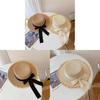 Summer Straw Sun Hat For Women Wide Brim Breathable Sunshade Fashion Beach Accessory