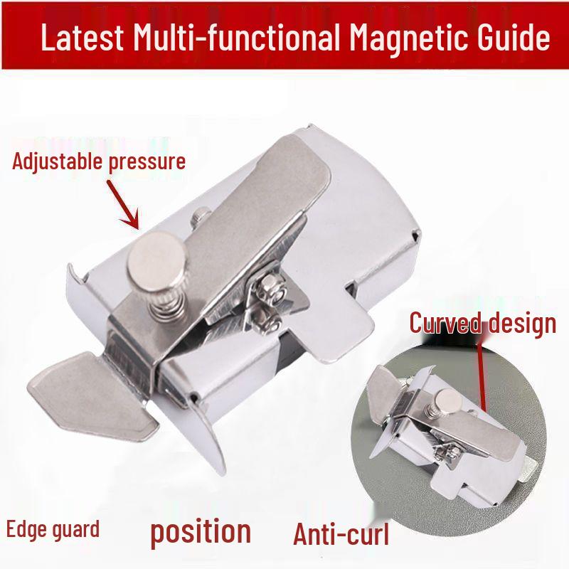 Magnetic Sewing Guide: Multi-Function Edge Stop Tool for Household Machines