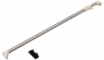 Iris Ohyama Spännstång, Teleskopisk Rostfritt Stål, Stark, Bredd 110-190cm, Beige, H-SNPJ-190