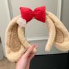 Elastic Cute Hairbands Soft Animal Hair Hoops Cartoon Headwear Plush Headbands  Face Washing