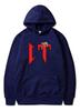 Joker Pattern Print Pullover Hoodie Fleece Men'S And Women'S Coat Sweater Hoodie