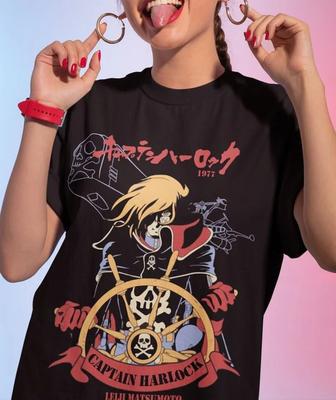 Captain Harlock T-Shirt – Anime Unisex Manga  Unisex T-Shirt