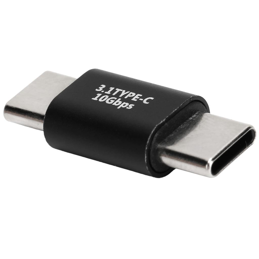 USB C Extender Adapter Type C 3.1 Male To Male Adapter Support Fast Charge 10Gbps Data Transfer
