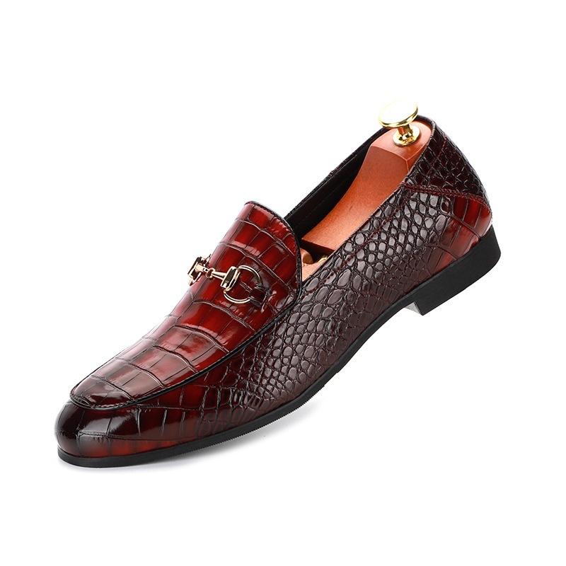 

Весна 2025 Новые Мужские Кожаные Туфли Лоферы Мужская Повседневная Обувь Мужские Большие Размеры Остроносые Туфли Мужские 48