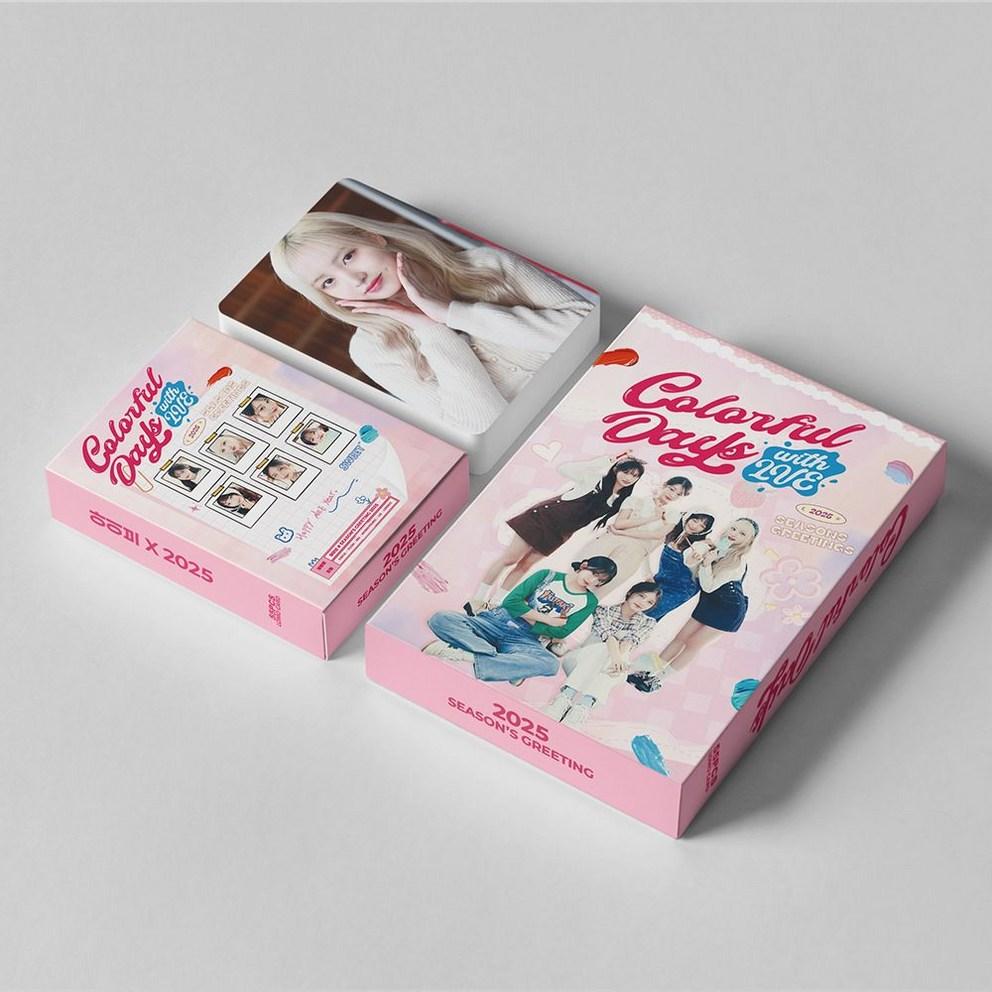 IVE 2025 Season's Greetings Colorful Days Photocard Photocard Non-conformist Domusong Dakku, 2 Pcs