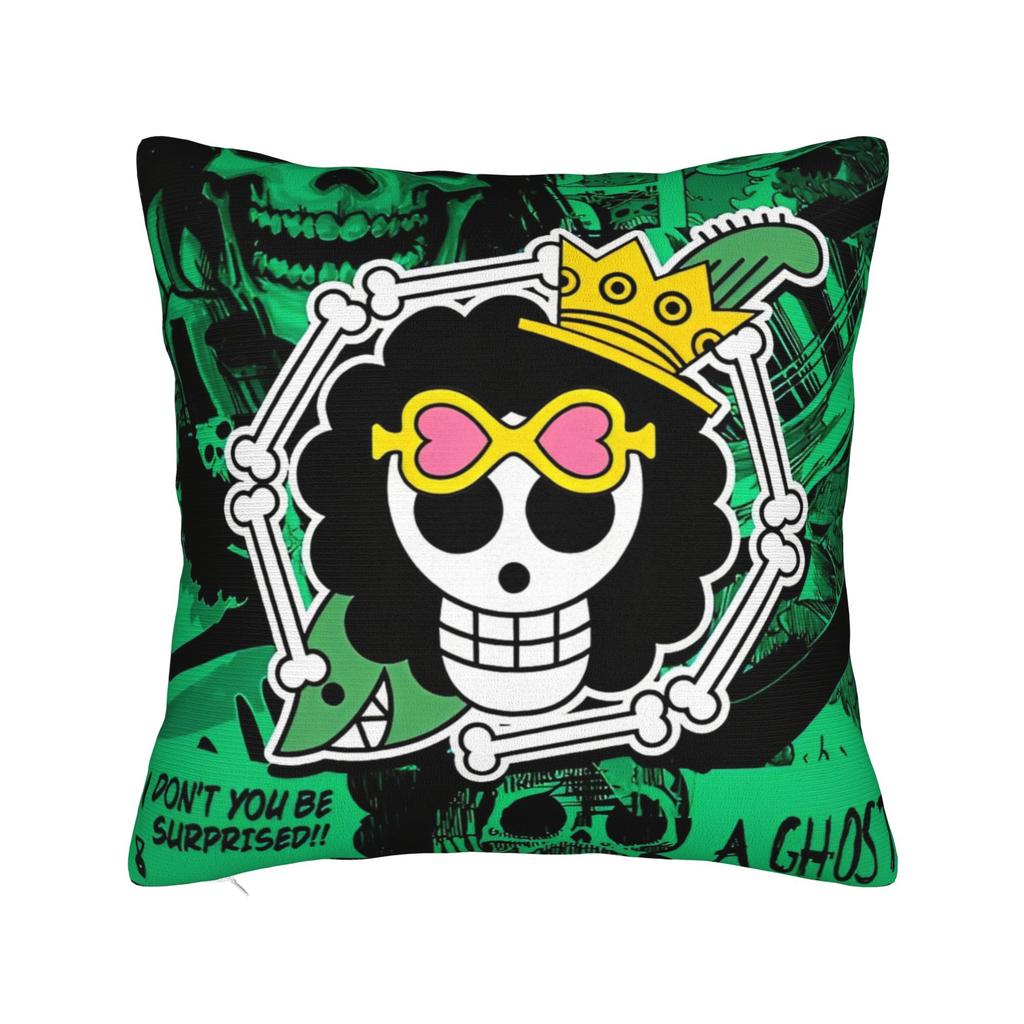 Luffy Anime Throw Pillow Cover Polyester Cushions for Sofa Vintage Cushion Covers