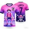 2026 Japan One Piece Luffy Football Jersey T-shirt Football Special Jersey Adult Men's  Sweatshirt Family Matching