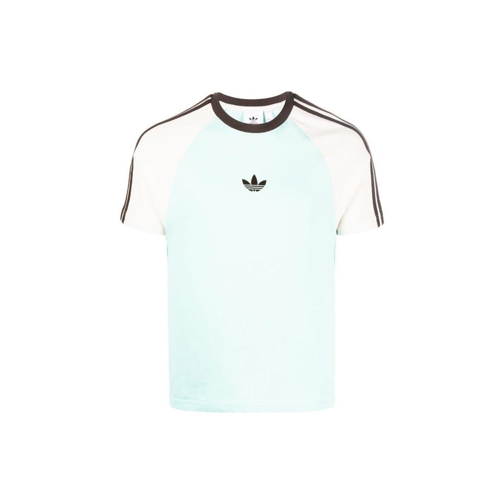 adidas x Wales Bonner Short Sleeve Tee Clear Mint Men Tops Multi-Color IJ8354