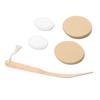 Lotion Applicator Long Handle Back Cream Applicator with 4 Replaceable Pads for Elderly Women