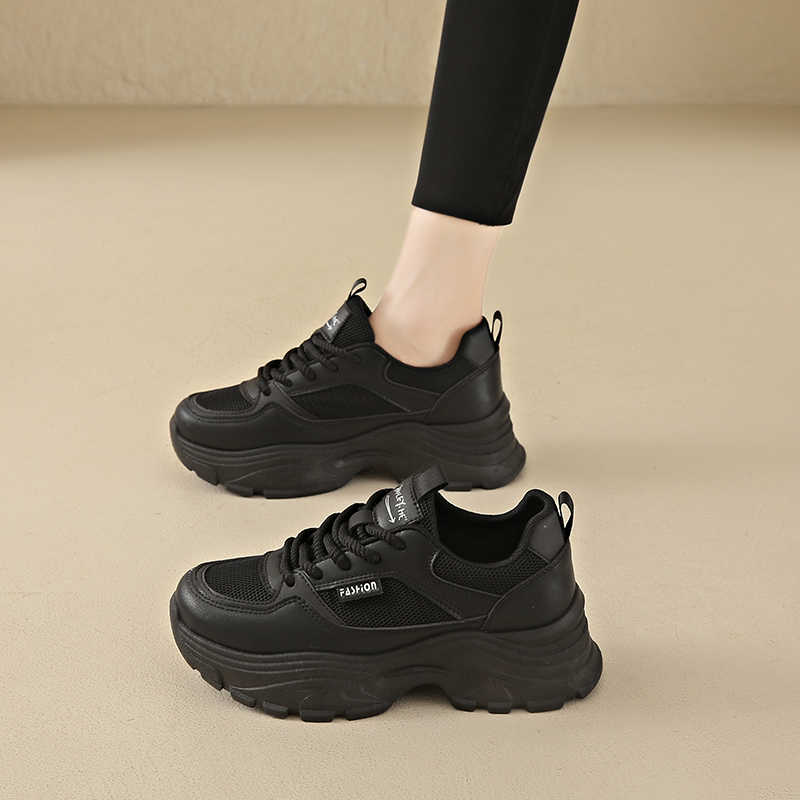 Round Foot With Lacing Women's Cool Sneakers Casual New Product Idea Goods Shoes White Sneakers Sport Scarp Deadlift New