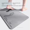 Diatomaceous Earth Foot Mat, Bathroom Carpet, Bathroom Floor Mat, Hard Mat, Non-Slip Mat for Toilet Entrance, Diatom Mud Absorbent Mat