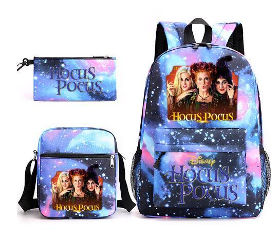Backpack Sonic Student School Bag Cartoon Backpack Shoulder Bag Pencil Case Three-Piece Set