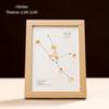 1pc Crystal Tumbled Stone Zodiac Sun Small Stone Photo Frame Crystal Constellation Symbol Jewelry Making Loose Stones Home Decor