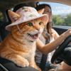 Breathable Pet Sun Hat Adjustable Pet Visor Hat Fashion Cat Fisherman Hat  Summer Outing
