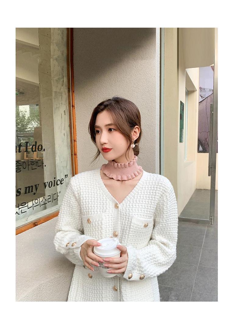 Wool Knit Snood Neck Warmer & Headband - Autumn/Winter Women's Accessory